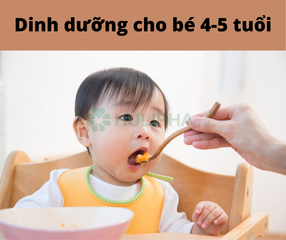 Dinh dưỡng cho bé 4-5 tuổi